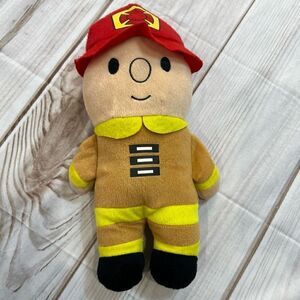 14" Peek-a-boo Firefighter plush stuffie